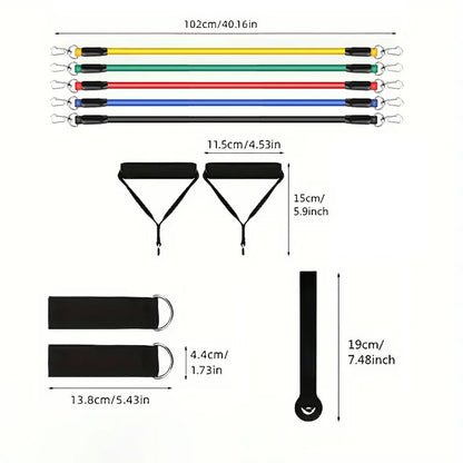 FlexFit Bänder – Tragbare Fitness- und Widerstandsbänder für Ganzkörper-Workouts